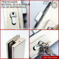 Factory directly sell stainless steel glass door lock patch fitting